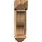 Ekena Millwork Funston Arts and Crafts Rough Sawn Bracket w/ Offset Brace, Western Red Cedar, 6"W x 20"D x 20"H BKT0604X20X20FST03RWR - alternate 4